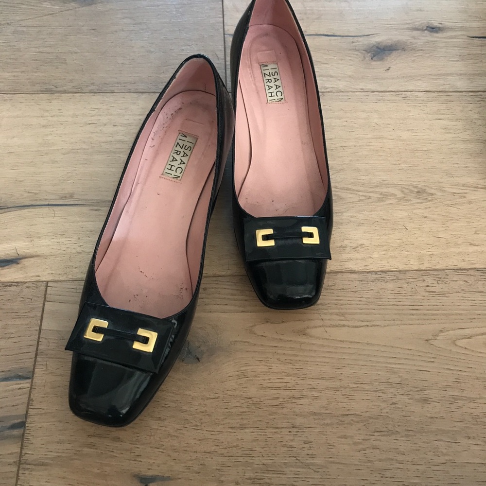 BLACK ISAAC MIZRAHI HEELS